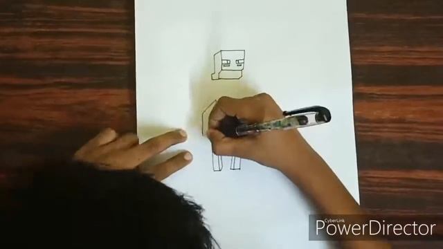 DRAWING MUTANT ENDERMAN! MINECRAFT смотреть онлайн