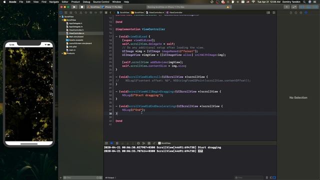 iOS RSSchool 2021. UIScrollView, Keyboard interactions смотреть онлайн