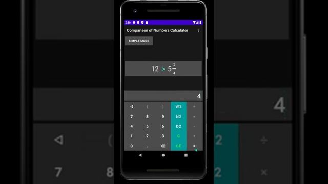 Comparison of Numbers Calculator смотреть онлайн