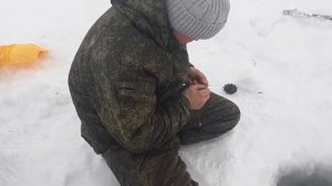 Зимняя рыбалка на Оби