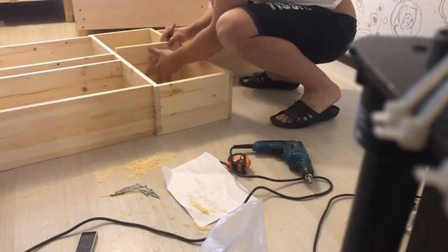 Деревянная полка своими руками / Wooden shelf with your own hands смотреть онлайн