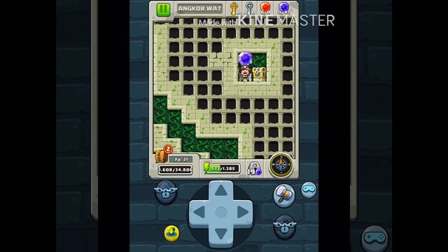 Алмазный квест: Без спешки! Angkor Wat 2. Уровень 13