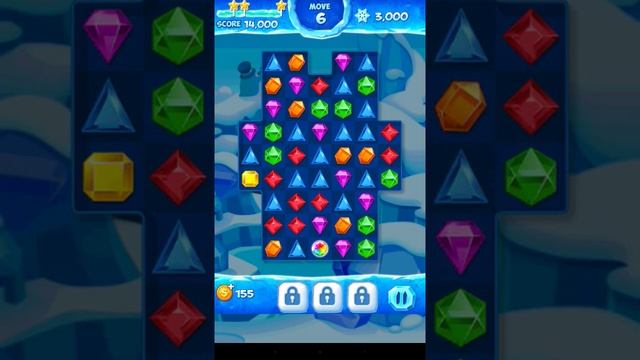 Jewel Pop Mania:Match 3 Puzzle Level 6 ( Jewel Ice Episode ) - Walkthrough ( No Booster )