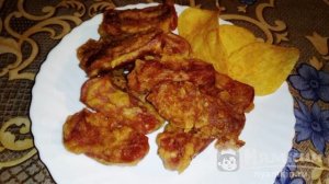 Сосиски в панировке из чипсов