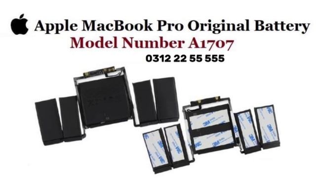 Apple MacBook Pro Model Number A1707 Original Battery Available in Faisalabad Pakistan