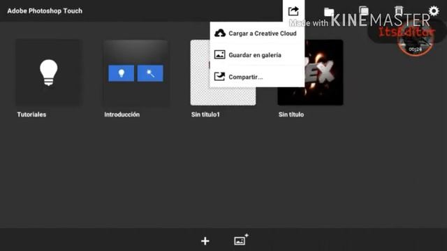 Como guardar los archivos del photoshop touch a la galeria muy facil смотреть онлайн