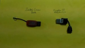 MOOC - Comparison between Sandisk Cruzer Blade and Kingston DT Microduo 3.0