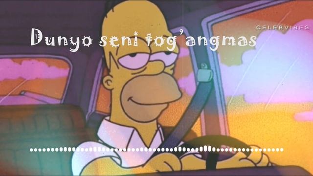 Java - Dunyo Seni Tog'angmas (Slowed & Reverb) смотреть онлайн