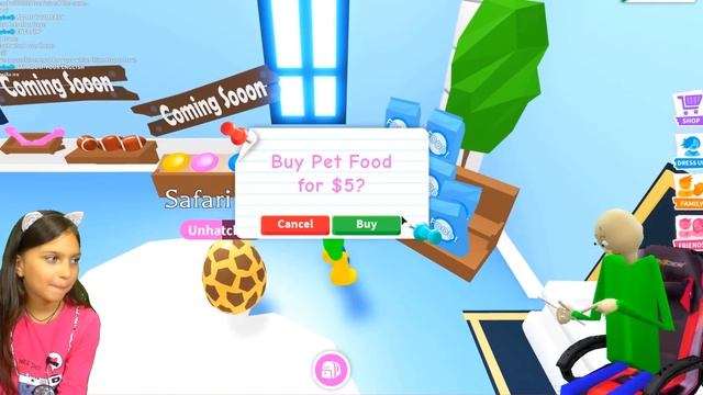 БАЛДИ стал УЧИТЕЛЕМ в АДОПТ МИ! САФАРИ ЯЙЦА! Новые питомцы в РОБЛОКС! Roblox Adopt Me Валеришка kid смотреть онлайн