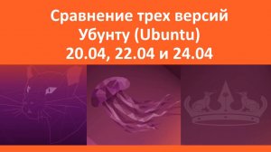 Сравнение трех версий Убунту (Ubuntu)