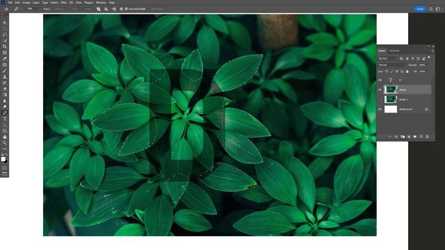 Leaves Text Effect in Photoshop | Photoshop Tutorial смотреть онлайн