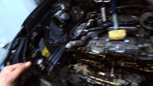 Двигатель Subaru FB20  Течь масла  Разборка
