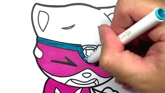 Drawing Talking Tom Heroes Super Hero Tom and Super Hero Angela Hero dash смотреть онлайн