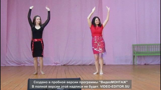 Номер танцевального кружка "Живинка" Ушаковского ДК.