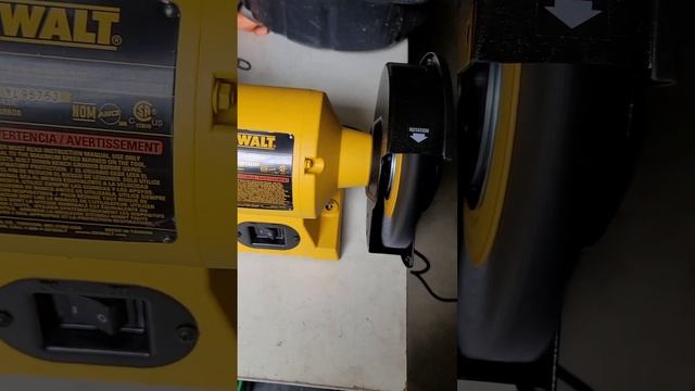 DeWalt bench grinder 1st start