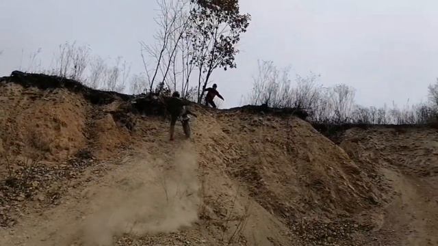 Жёсткие покатушки на питбайке Irbis Ttr 125 смотреть онлайн