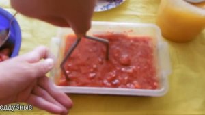 Заготовка клубники на зиму наш рецепт Strawberry frozen recipe