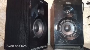 Видео сравнение активных колонок 2.0 Sven sps-625 и edifier r980t