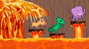 НУЖНО УКРОТИТЬ ВУЛКАН, НО ТВОИ ДРУЗЬЯ - ВРАГИ! - Ultimate Chicken Horse!