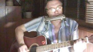 Гитара и губная гармошка