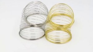 Мемори проволока для колье и браслетов толщина 0,6мм (3 цвета)