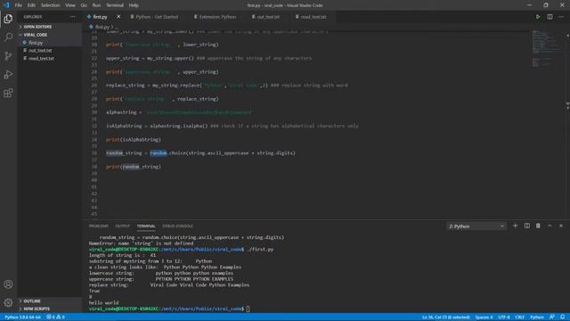 String Manipulation Examples for Interview Preparation Programming