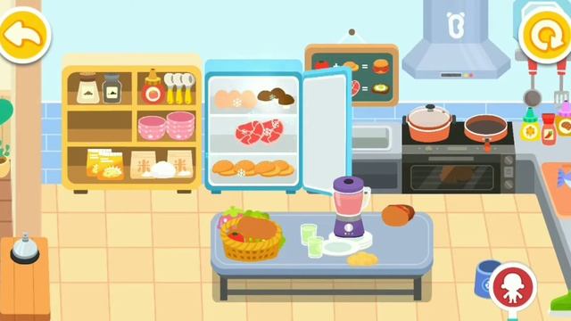 Малыш панда в ресторане / babybus / Город мой мир /Кики смотреть онлайн