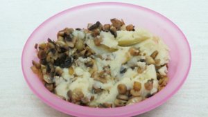 Слоёный пирог с картофелем и грибами