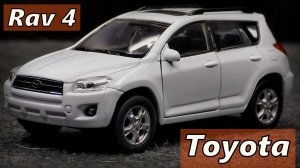 Toyota Rav 4 кроссовер Модель машины Масштаб 1:36 Welly Nex Мини-копия автомобиля