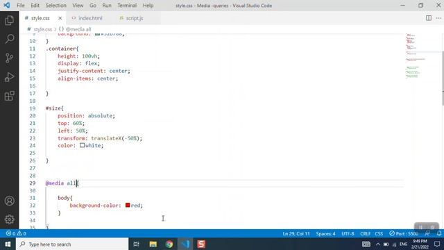 CSS Media Queries  | Media queries in CSS  | CSS Media Queries tutorial | responsive website design