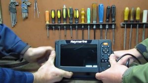 Raymarine Element 7 HV 3D/GPS с датчиком HV-100.Распаковка и обзор Эхолота.Unboxing