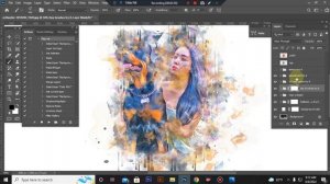 Painting Watercolor Photoshop Action