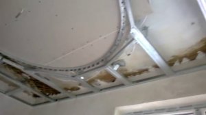 Как сделать потолок из гипсокартона .