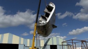 Lifting of the bare hull of the first Garcia Exploration 60