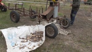 Самодельная Дробилка для Веток ! Homemade Branch Shredder !