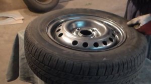 Покраска дисков в серебро.