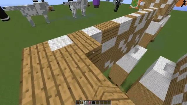как построить стриженую овцу в minecraft смотреть онлайн