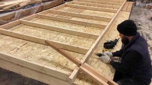 Как собрать каркасную стену для бани?! Смотри в видео 😉