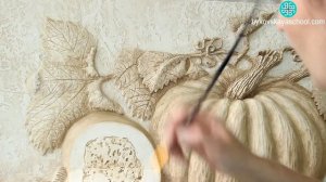 Ч20 из 20 Курс для начинающих по барельефу Тонировка барельефа.