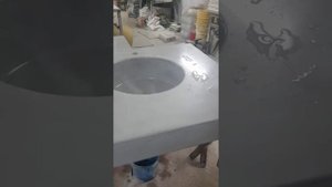 Столешница из бетона для барбекю в Красноярске