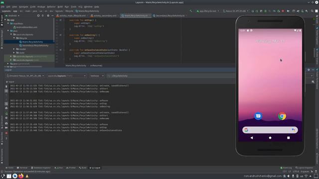 8_Android - Жизненный цикл Activity