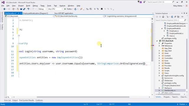 Basic Authentication - Create Login Method | Part - 23 | ASP.Net Web API 2 for Absolute Beginner смотреть онлайн
