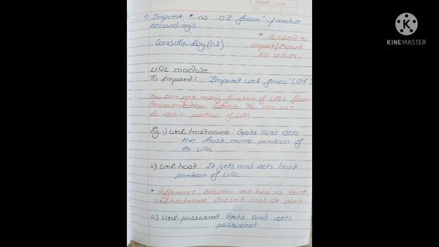 Node JS Handwritten notes |Code with Harry Lecture