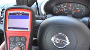 Autel MD701 Nissan Micra Airbag Fault Code & Warning Light Reset B1129