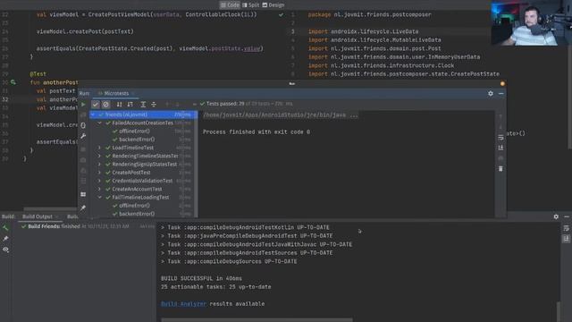 Friends App Android Client Ep26 - TDD on Android Screencast смотреть онлайн