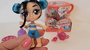 ЧАЕПИТИЕ с Куклами Itty Bitty Prettys Tea Party в Маленьких Чашках Zuru Распаковка