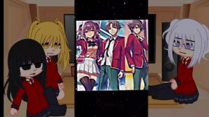 kakegurui reacts to ayanokoji as a new student || Part 1/3 || kakegurui x cote ||