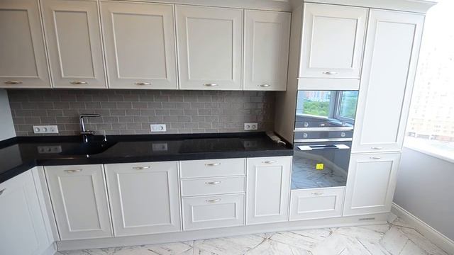 Вариант установленной кухни после ремонта квартиры смотреть онлайн