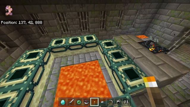 Minecraft pe 1.17 seed speedrun - village & stronghold with lush cave / nether portal with fortress смотреть онлайн