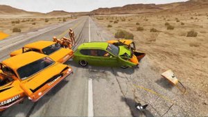 Снёс пять авто как домино на скорости 220 км/ч.⏭☠#BeamNGDrive